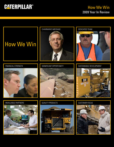 Vorschaubild Caterpillar Jahresbericht 2009