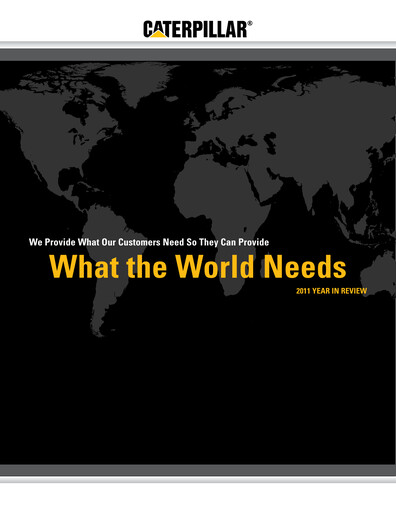 Vorschaubild Caterpillar Jahresbericht 2011