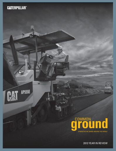 Vorschaubild Caterpillar Jahresbericht 2013