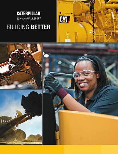 Vorschaubild Caterpillar Jahresbericht 2016