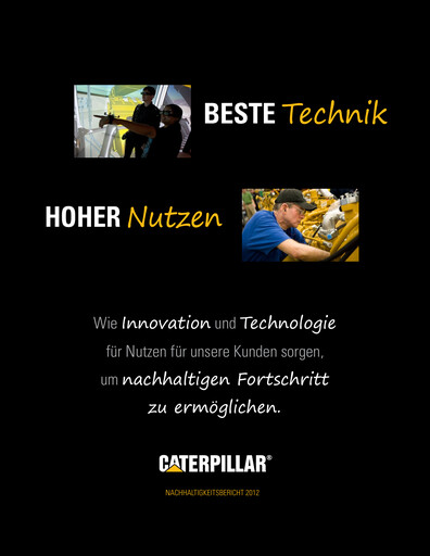 Thumbnail Caterpillar Sustainability Report 2012