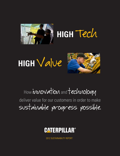 Vorschaubild Caterpillar Nachhaltigkeitsbericht 2012