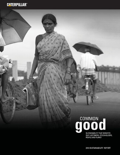 Vorschaubild Caterpillar Nachhaltigkeitsbericht 2013
