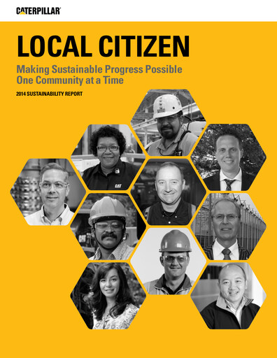 Vorschaubild Caterpillar Nachhaltigkeitsbericht 2014