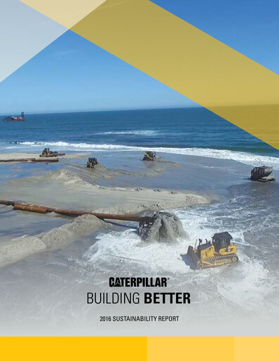 Vorschaubild Caterpillar Nachhaltigkeitsbericht 2016