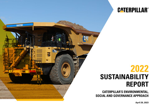 Vorschaubild Caterpillar Nachhaltigkeitsbericht 2022