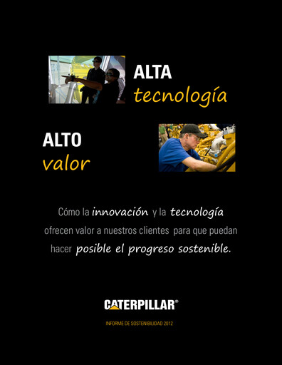 Thumbnail Caterpillar Sustainability Report 2012