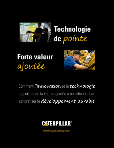Thumbnail Caterpillar Sustainability Report 2012