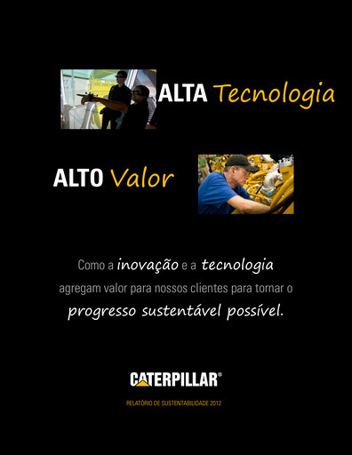 Thumbnail Caterpillar Sustainability Report 2012