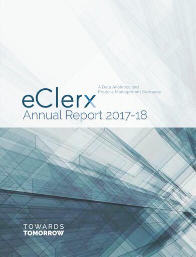 Thumbnail eClerx Services Annual Report 2017-2018