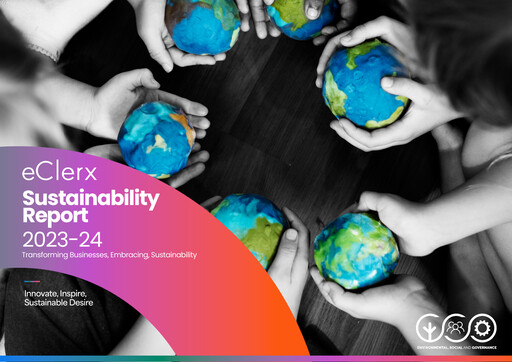 Thumbnail eClerx Services Sustainability Report 2023-2024