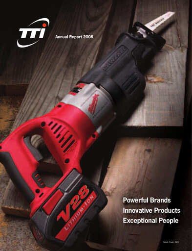 Thumbnail Techtronic Industries
 Annual Report 2006