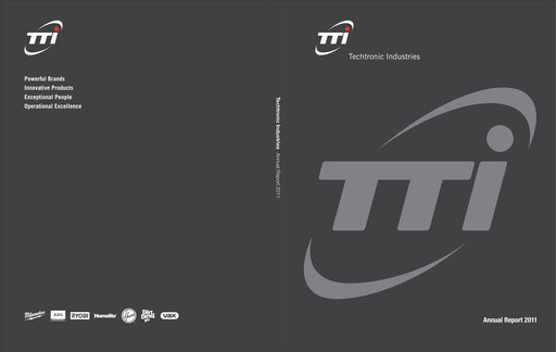 Thumbnail Techtronic Industries
 Annual Report 2011