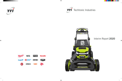 Thumbnail Techtronic Industries
 Half-year Report 2020-h1
