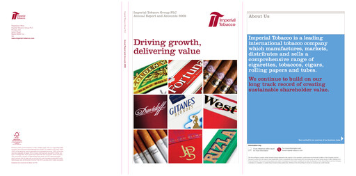 Vorschaubild Imperial Brands
 Jahresbericht 2008