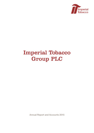 Vorschaubild Imperial Brands
 Jahresbericht 2015