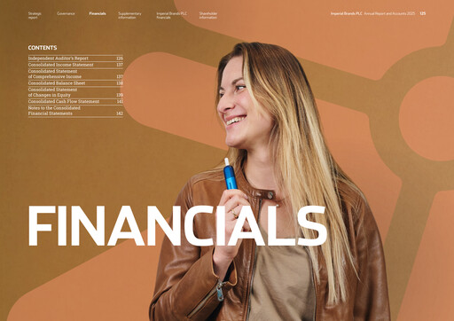 Thumbnail Imperial Brands
 Financial Statement 2025