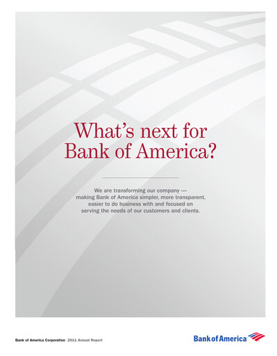 Thumbnail Bank of America  Annual Report 2011