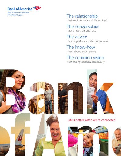 Thumbnail Bank of America  Annual Report 2012