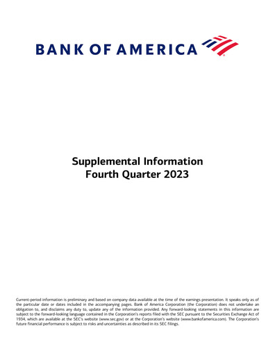 Thumbnail Bank of America  Financial Statement 2023
