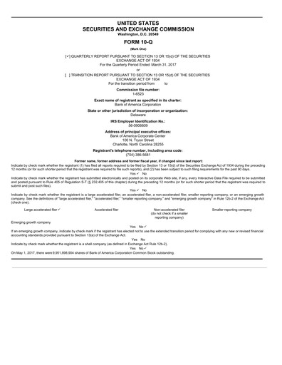 Thumbnail Bank of America  Quarterly Report 2017-q1