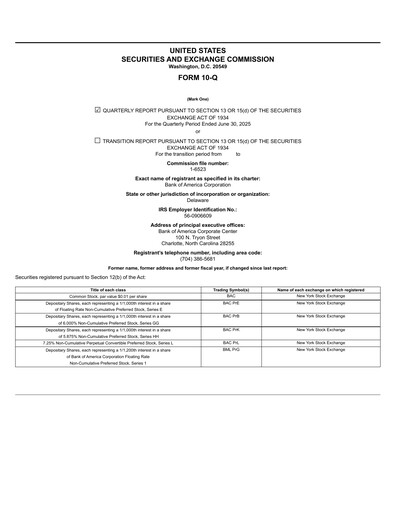 Thumbnail Bank of America  Quarterly Report 2025-q2