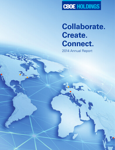Thumbnail Cboe Global Markets Annual Report 2014