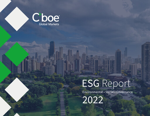 Thumbnail Cboe Global Markets ESG Report 2022