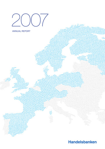 Miniature Svenska Handelsbanken
 Rapport annuel 2007