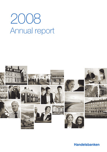 Miniature Svenska Handelsbanken
 Rapport annuel 2008