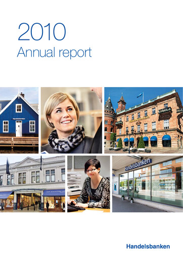 Miniature Svenska Handelsbanken
 Rapport annuel 2010