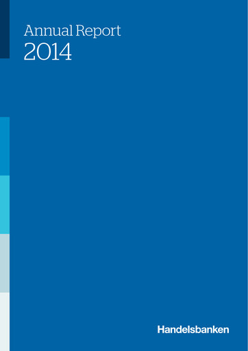 Miniature Svenska Handelsbanken
 Rapport annuel 2014