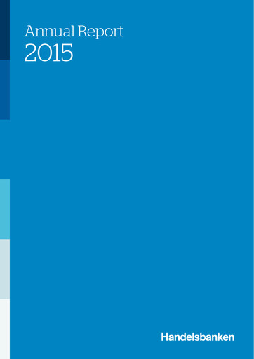 Miniature Svenska Handelsbanken
 Rapport annuel 2015