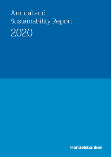 Miniature Svenska Handelsbanken
 Rapport annuel 2020