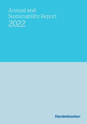 Miniature Svenska Handelsbanken
 Rapport annuel 2022