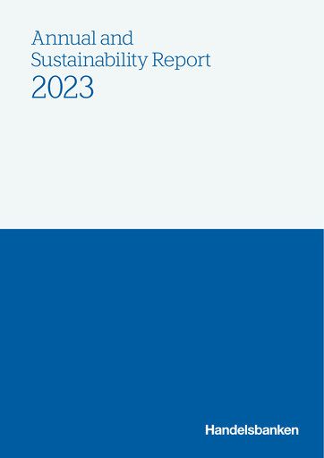Miniature Svenska Handelsbanken
 Rapport annuel 2023