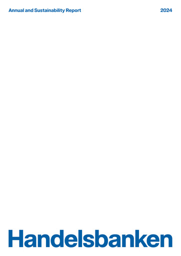 Miniature Svenska Handelsbanken
 Rapport annuel 2024