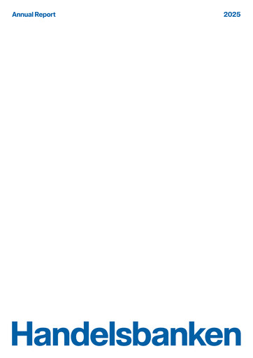 Thumbnail Svenska Handelsbanken
 Annual Report 2025