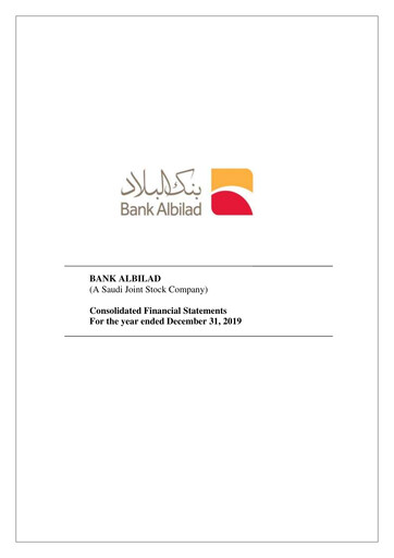 Thumbnail Bank Albilad Financial Statement 2019