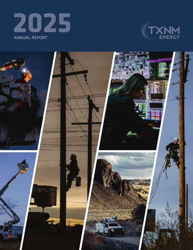 Thumbnail TXNM Energy Annual Report 2025