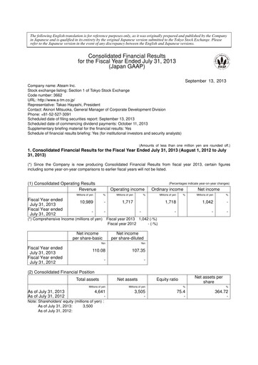 Vorschaubild Ateam Finanzmitteilung fy2013
