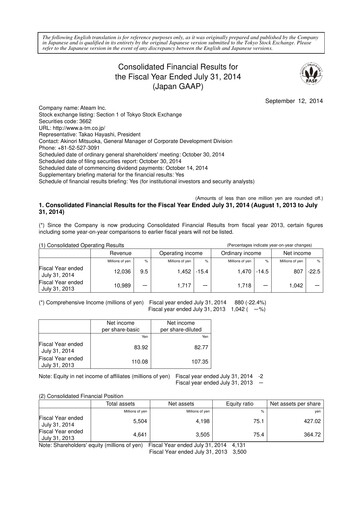 Vorschaubild Ateam Finanzmitteilung fy2014