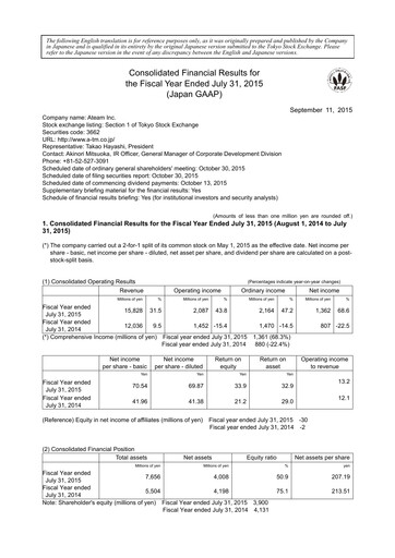 Vorschaubild Ateam Finanzmitteilung fy2015