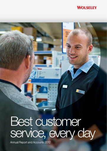 Thumbnail Ferguson Enterprises Annual Report 2012