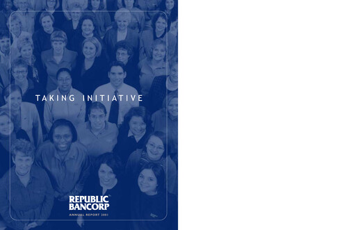 Thumbnail Republic Bank Annual Report 2001