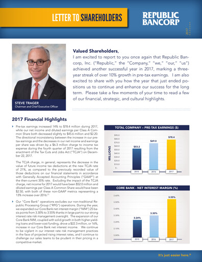 Thumbnail Republic Bank Annual Report 2017