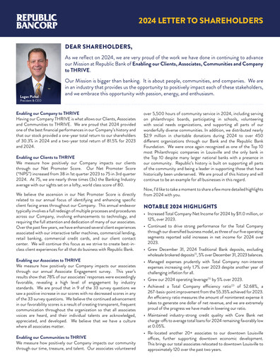 Thumbnail Republic Bank Annual Report 2024