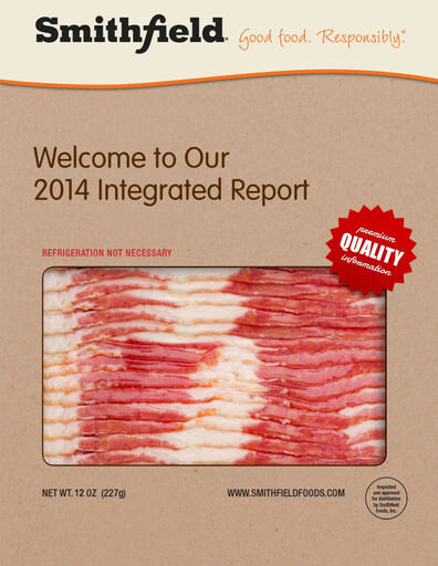 Vorschaubild Smithfield Foods Integrierter Bericht 2014
