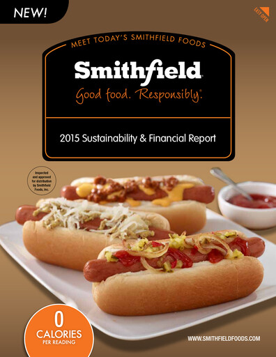 Vorschaubild Smithfield Foods Integrierter Bericht 2015