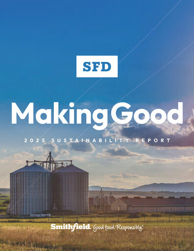 Vorschaubild Smithfield Foods Nachhaltigkeitsbericht 2025